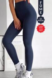 Sima Sötétkék Leggings Magas Derekú Polár Béléssel M 5IA (BK1050/Füme)