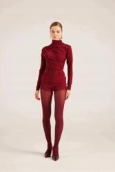  Bordó Sima Magas Derekú Rövidnadrág Xs 5IA (HLFW25-00048/Bordo)
