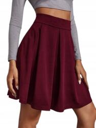Shein Bő Szabású Miniszoknya Bordó Színben 40/42 1JB