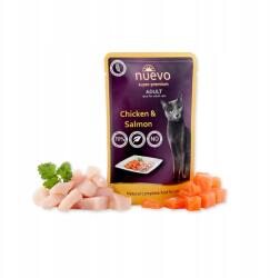 nuevo Premium tasak nedves macskaeledel Csirke Lazac 85g