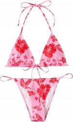 Shein Fürdőruha Bikini Fürdőruha Kétrészes Rózsaszín Słfj