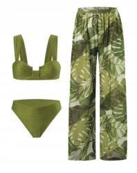 Shein Zöld Kétrészes Női Fürdőruha Egyenes L 1HA (SZ25031136591769697)