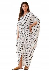 Shein Ruha Nyári Fehér Pöttyös 40/42 Lft