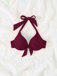 Shein Bordó Bikini Felső Megkötős Sima S 1MA