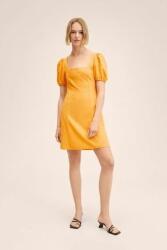 MANGO Ruha Női Mini Narancssárga Rövid Ujjú XL 5GA (27027745_1/Yellow)