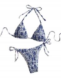 Shein Kétrészes Női Fürdőruha Bikini Fürdőruha Kötött M 1KA