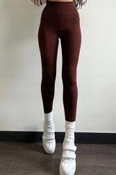 Sima Női Leggings Magas Derék Bordó Színben S 5IA (Tayt123M5/BORDO)