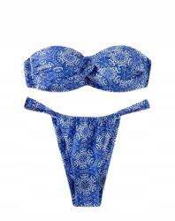 Shein Fürdőruha Bikini Kék Kétrészes L-es
