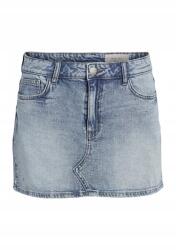 Noisy May Rövid Női Farmerszoknya Gombos Rögzítéssel 5GA (27032646/Light Blue Denim)