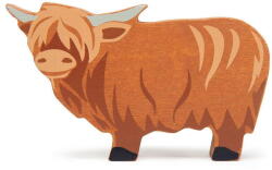 Tender Leaf Figurina Bivol, din lemn premium - Highland Cow - Tender Leaf Toys (TL4825)