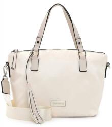 Tamaris Lisa bézs közepes zippes shopper divattáska 32387-470