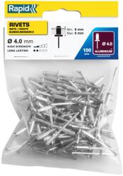 Rapid 5000379, set 100 de nituri de 6-9 mm, Ø4.0 x 12 mm (5000379)