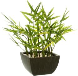  Planta artificiala Atmosphera Bambou cu ghiveci, bambus, 36x35x36 cm, verde (JJ-136751)
