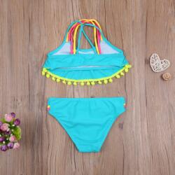 drool Costum de baie cu ciucuri din 2 piese Drool (Culoare: Bleu, Varsta: 3 - 4 ani) (drl47b2af12)