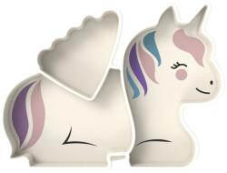  Farfurie Compartimentata Din Silicon Cu Ventuza, Melii Luxe, Unicorn (ml40031)