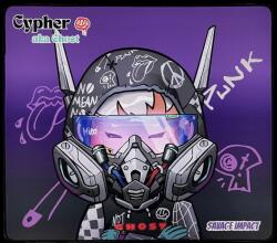 A4Tech MousePAD A4TECH - gaming, Bloody "BP-45W" Cypher Ghost, cauciuc si material textil, 453 x 400 x 5 mm, imagine, "BP-45W Cypher Ghost" 4711421 002448 (L1-BP-45W Cypher Ghost) Mouse pad