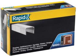 Rapid 40100517, set de 5000 de capse cu fir plat No. 12, 6 mm (40100517)