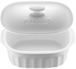 Buydeem Ceramic Cocotte 2 L, model CT1005, color White (CT1005)