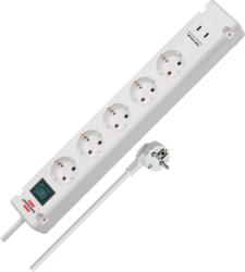 brennenstuhl Prelungitor Brennenstuhl Bremounta 5 prize, 2 x USB-C, 3m, Buton On Off, prindere in suruburi , Alb (1150660425) - esell
