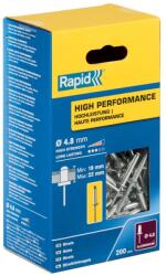 Rapid 5001440, set 200 de nituri high performance, Ø4.8 x 25 mm (5001440)