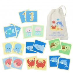Orange Tree Toys Joc de memorie din lemn cu vietatiile marii, Orange Tree Toys