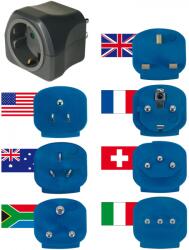 brennenstuhl Set Adaptor pentru priza Brennenstuhl 7 in1, Universal peste 150 de tari (1508160) - esell