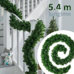 ProCart Ghirlanda decorativa luxury pine din crengi de brad artificial, lungime 5.4 m, ace 3d, decor craciun (NR-110) - esell