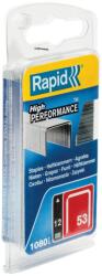Rapid 40109505, set de 1080 de capse din sarma fina galvanizata No. 53, 12 mm (40109505)