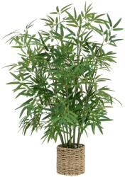  Bambus artificial Atmosphera cu ghiveci din material natural, 100 cm, verde (JJ-198205)