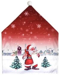  Husa pentru scaun Flippy, tematica Craciun, material textil/poliester, 61 x 47 cm, rosu (CR-125221)