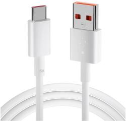 Xiaomi Cablu USB-C, pentru Xiaomi HyperCharge, 6A / 120W, compatibil cu iPhone/Samsung/Xiaomi/Motorola/Oppo, 1m , BHR6032GL, Alb (Blister) (6934177784262)