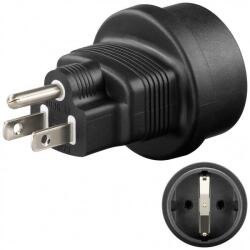 GOOBAY Adaptor priza Schuko > Japonia/US Goobay (ADAPT-PLUG-EU/JP-GBAY)