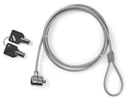 Nedis Lacat PC + cablu 1.8m argintiu, Nedis (NBLKK1002ME)