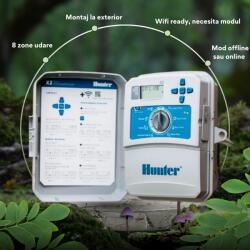Hunter Programator irigatii Hunter X2 801E wifi ready 8 zone exterior