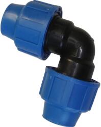  Cot Compresiune Egal 25 mm x 25 mm PN 16 - Fiting Profesional Unghiular PEHD
