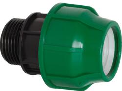  Mufă Compresiune 20 mm x 3/4" FE - Adaptor Irigații PEHD PN 10 (Verde)