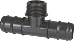  Teu cu Gheară 20mm x 3/4" Filet Exterior x 20mm: Ramificație de Debit pentru Teavă PE cu Perete Moale