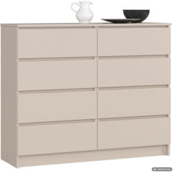 AKORD CLP K120 Komód Laminált Kaszmír 8 Fiókos (AKO-KOMMK1208SZKASPK)