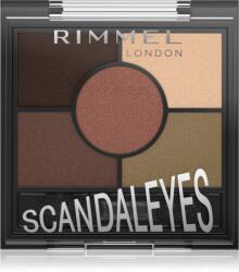 Rimmel ScandalEyes paletă cu farduri de ochi culoare 002 Brixton Brown 3.8 g