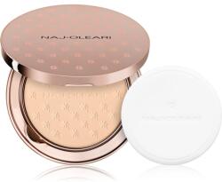 Naj Oleari Skin Caress Pressed Powder kompakt púder mattító hatással árnyalat 02 Peach Pink 9.5 g