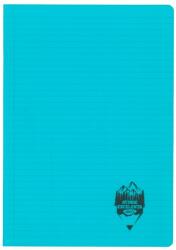 DACO Caiet studentesc A4 60 file DACO, coperta plastic, dictando, 70 g/mp, Turcoaz (CT461DR/TURCOAZ)