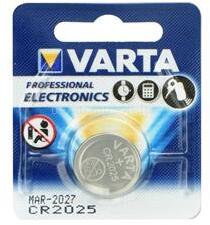 VARTA gombelem CR2025, lítium, 1db/csomag (VARTA_6025101401) (VARTA_6025101401)