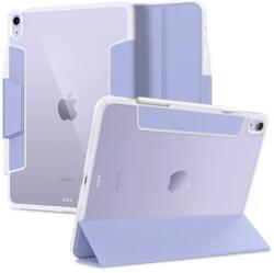 Spigen Ultra Hybrid Pro mappa tok légpárnás sarok közepesen ütésálló Apple Pencil tartóval Apple iPad Air 11" (2024 / 2025 / 2026) / iPad Air 10.9" (2022 / 2020) lila
