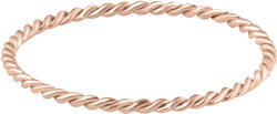 Troli Inel Minimalist din oțel placat cu aur Rose Gold 50 mm