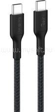 Belkin BoostCharge Pro adatkábel Type-C - Type-C, 200cm, FEKETE (CAB024HQ2MBK) (CAB024HQ2MBK)