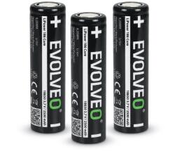 EVOLVEO LiPower 186 Core 2500 - 18650-es Li-ion akkumulátor (3, 7 V / 2500 mAh) 3 db (LIP-1862C-3)