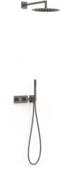 TRES B-System set de duș ascuns cu termostat cu duș de ploaie grafit 30735204GR (30735204GR)