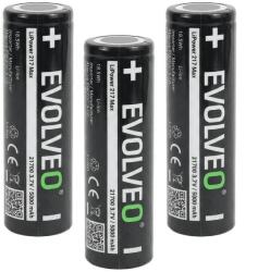 EVOLVEO LiPower 217 Max 5000 - 21700-as Li-ion akkumulátor (3, 7 V / 5000 mAh) 3 db (LIP-2175M-3)