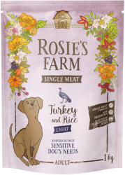 Rosie's Farm 2x1kg Rosie's Farm Single Meat Adult száraz kutyatáp vegyes próbacsomag: bárány & lazac