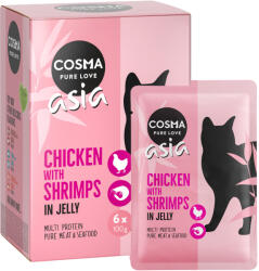 Cosma Cosma Asia frissentartó tasakban gazdaságos csomag 24 x 100 g - Csirke & garnélarák